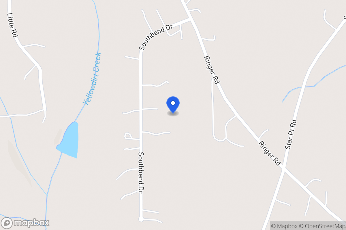 Map of 126 Southbend Dr