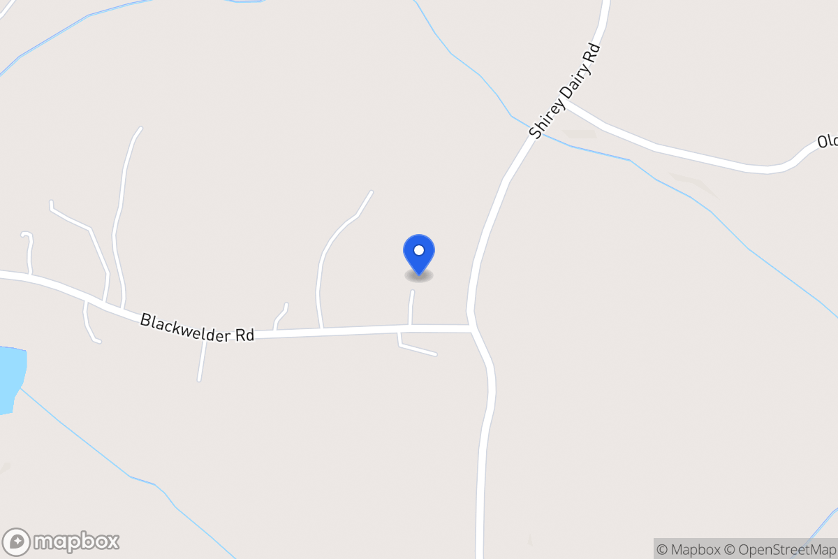Map of 380 Blackwelder Rd