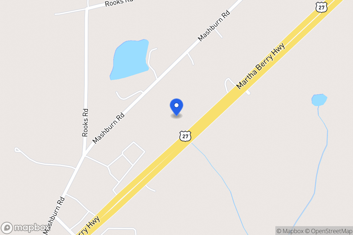 Map of 1040 N 27 Hwy