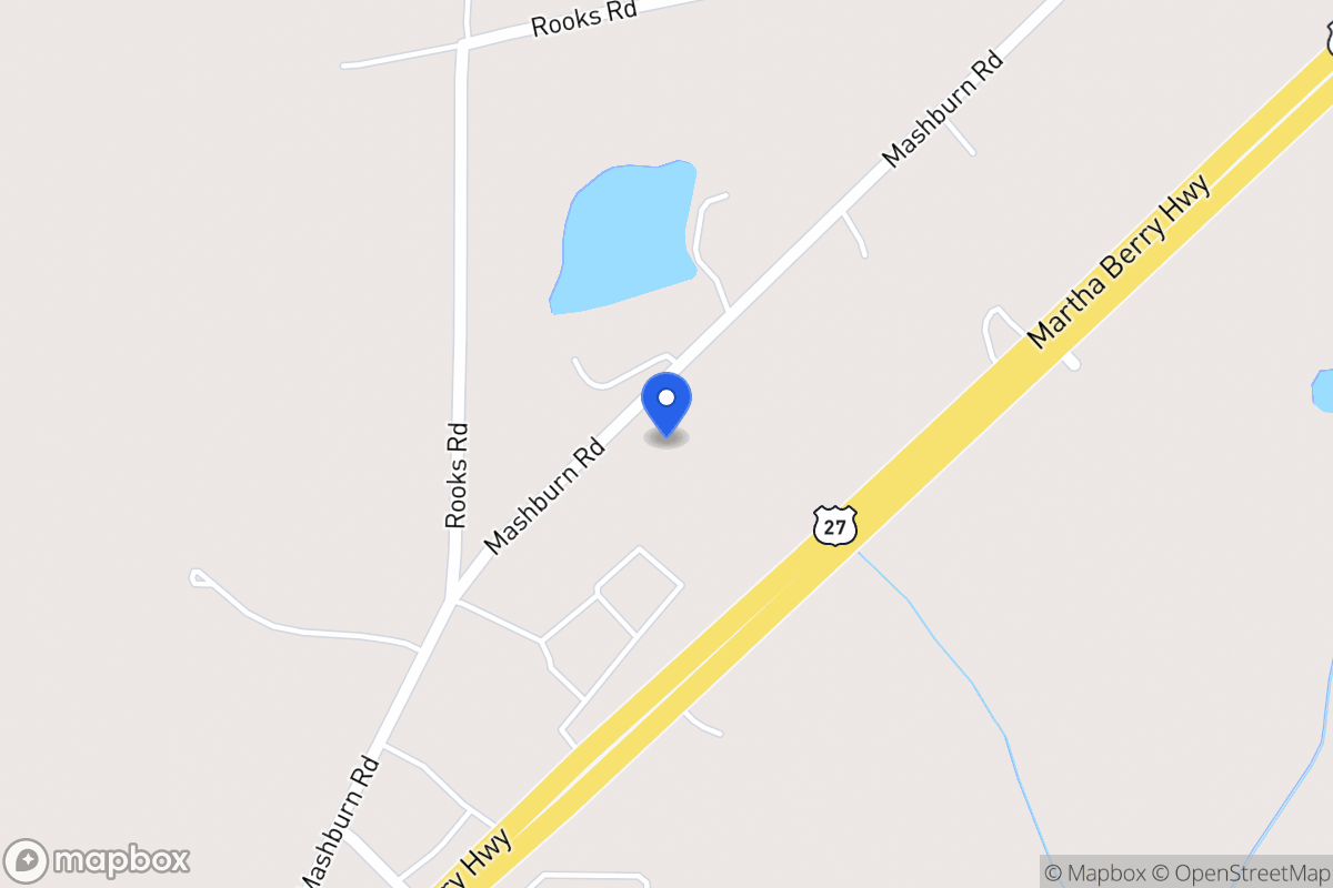 Map of 205 Mashburn Rd