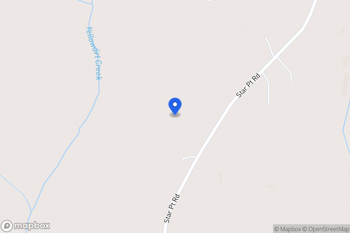 Map of 1177 Star Point Rd