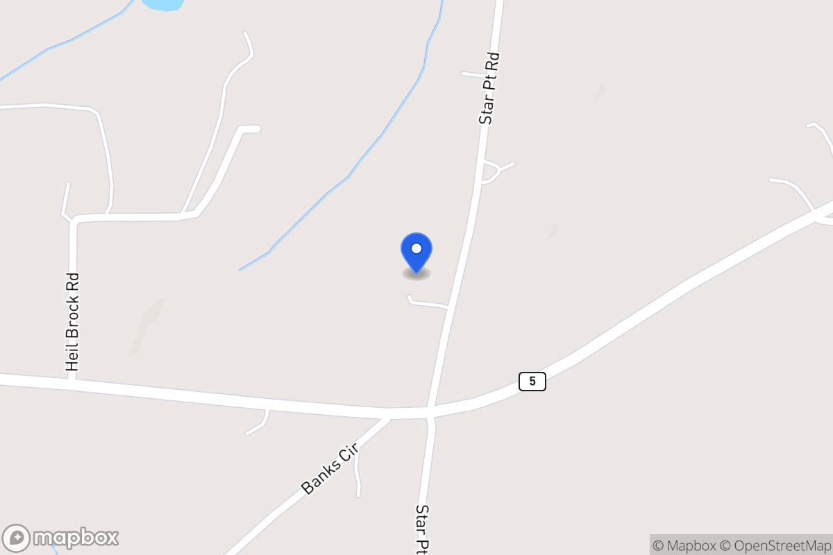 Map of 1689 Star Point Rd