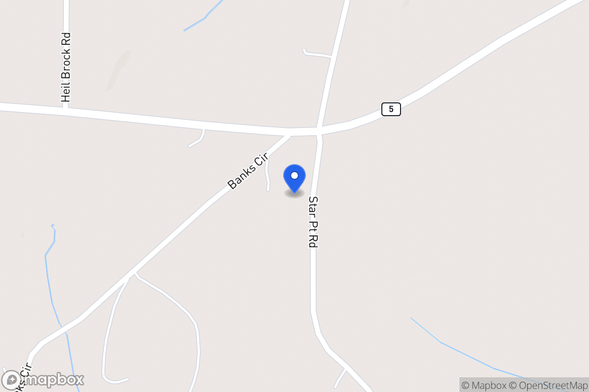 Map of 1777 Star Point Rd