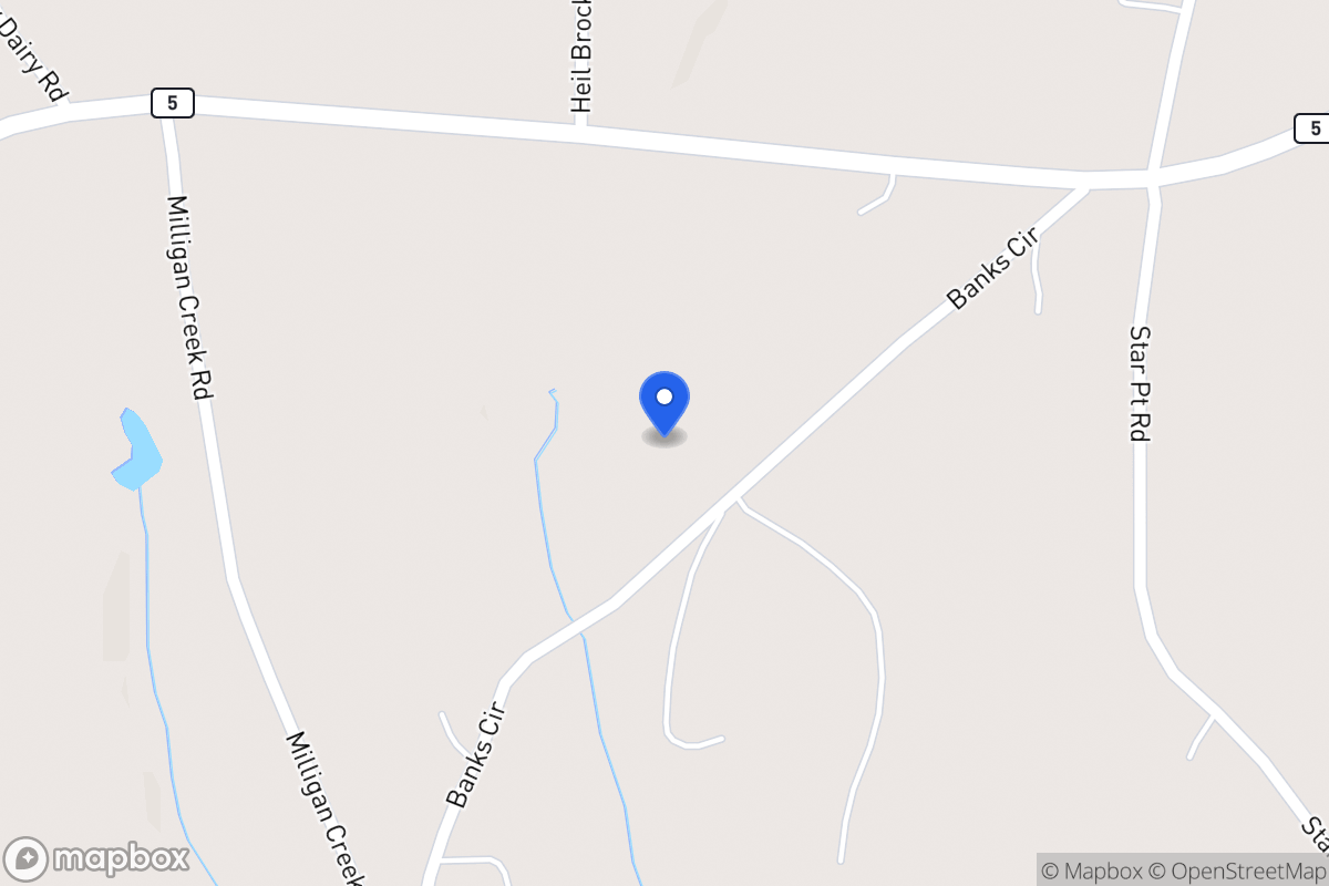 Map of Banks Cir