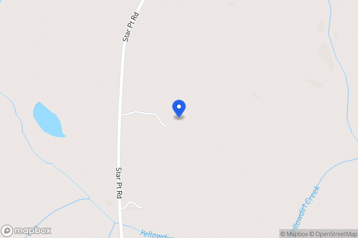 Map of 1360 Star Point Rd