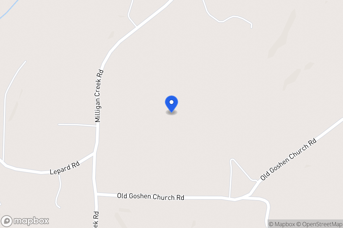 Map of 800 Milligan Creek Rd