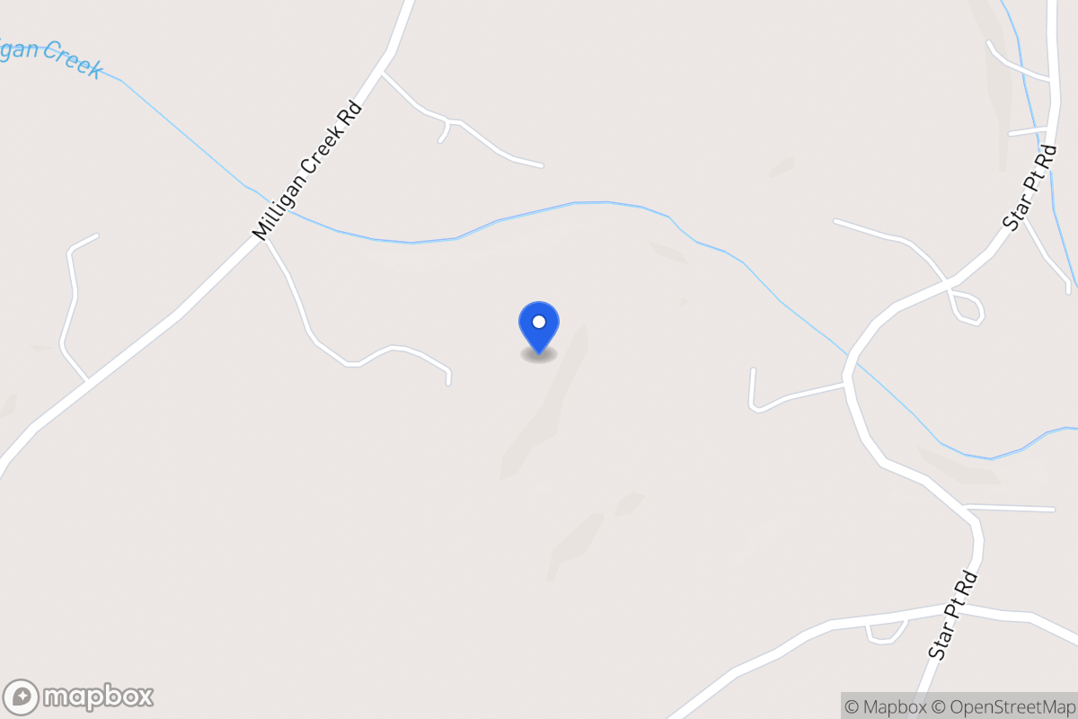Map of 680 Milligan Creek Rd