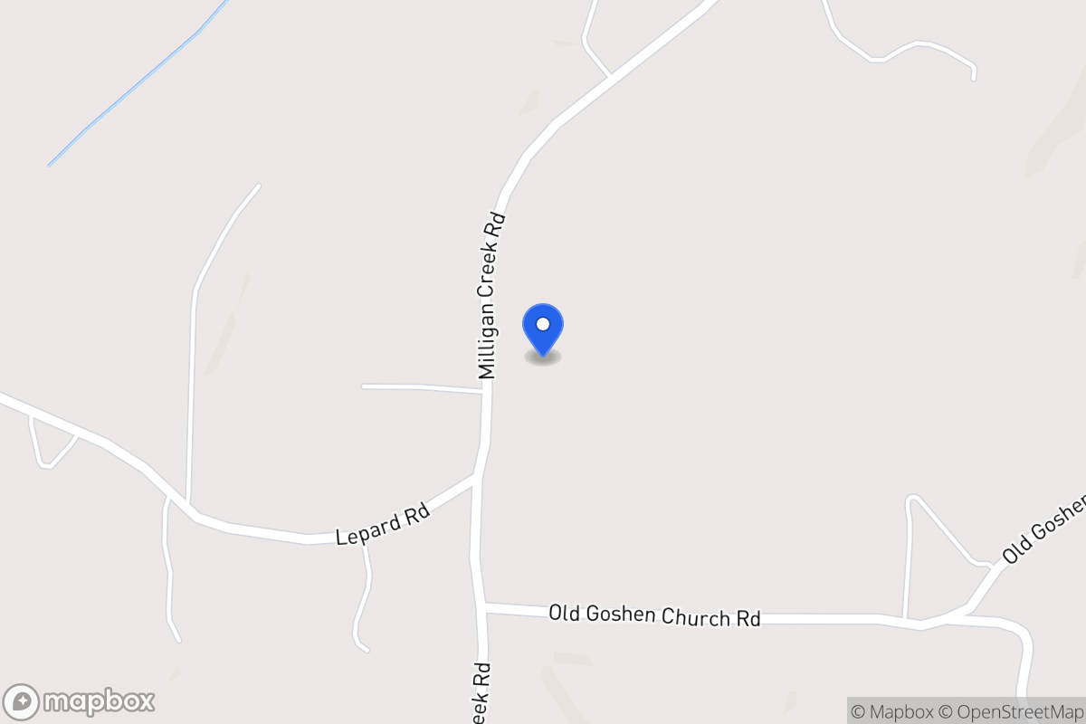 Map of 840 Milligan Creek Rd