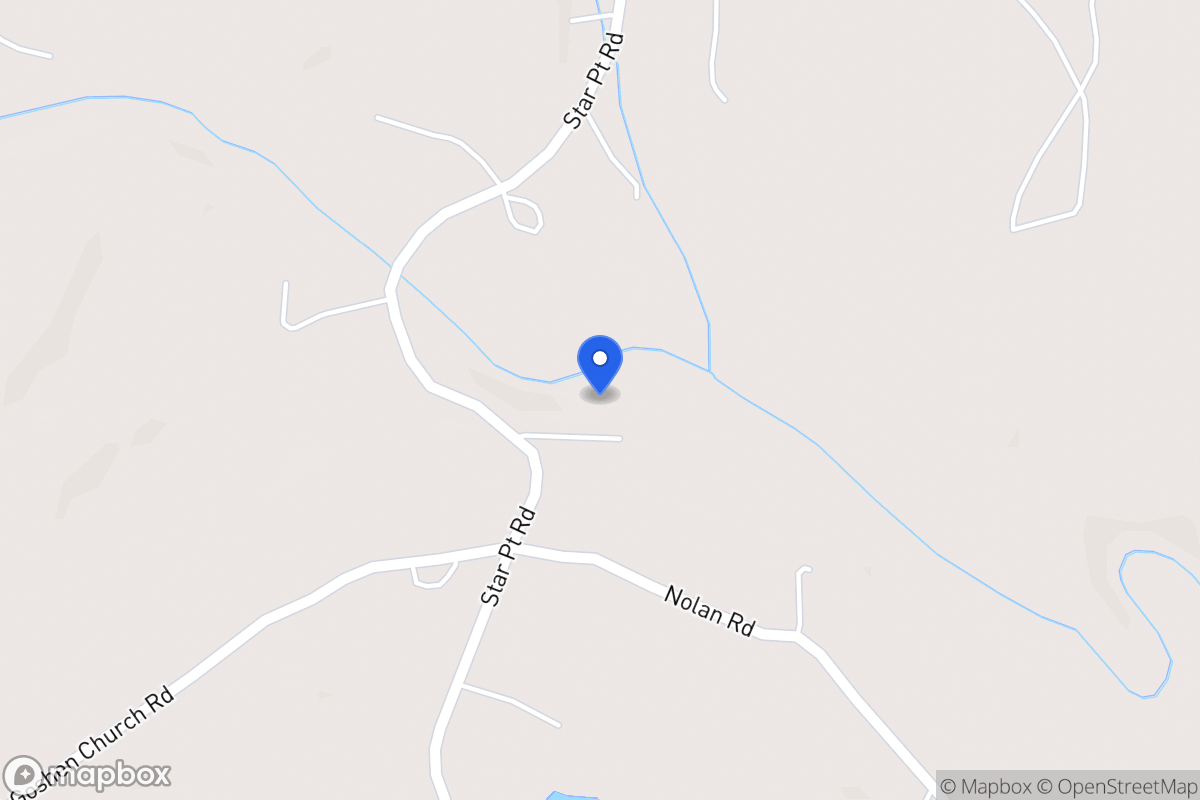 Map of 2216 Star Point Rd
