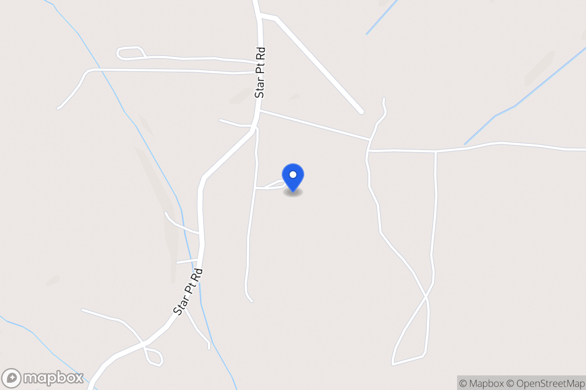 Map of 2068 Star Point Rd