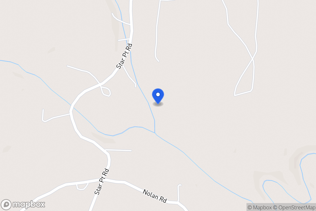 Map of 2168 Star Point Rd