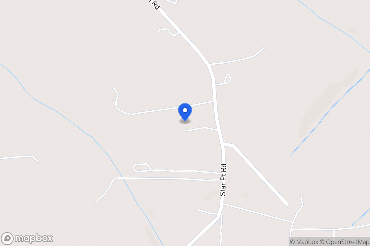 Map of 1961 Star Point Rd