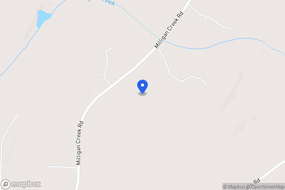 Map of 700 Milligan Creek Rd