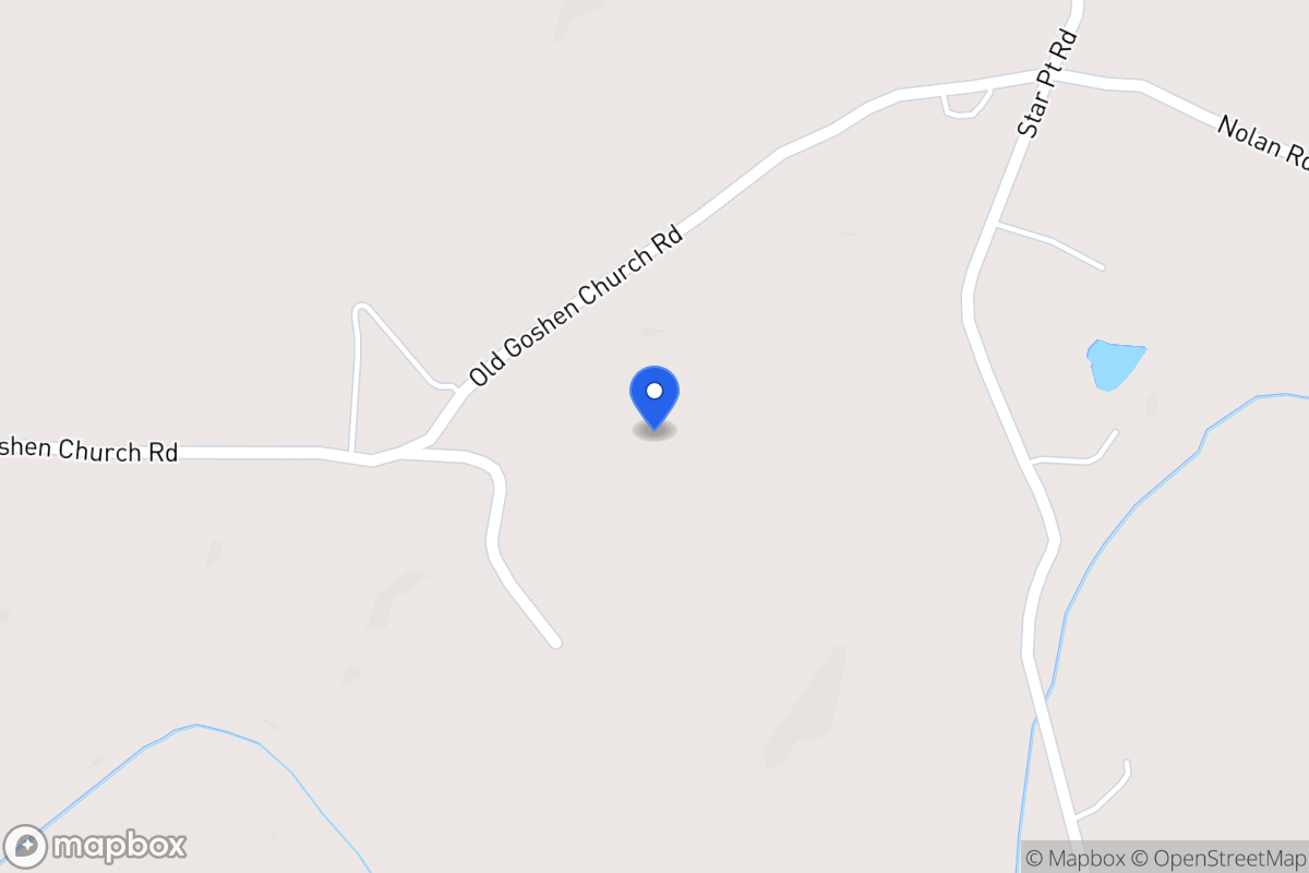 Map of Old Goshen Church Rd