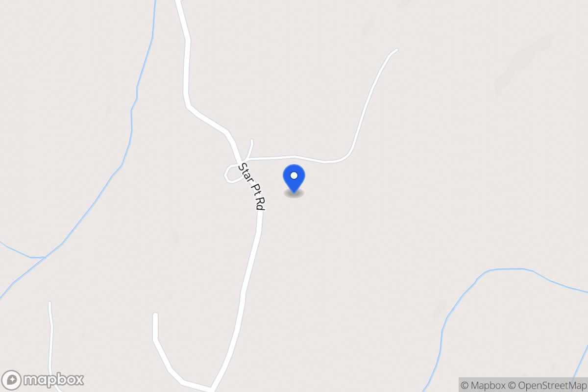 Map of 2927 Star Point Rd