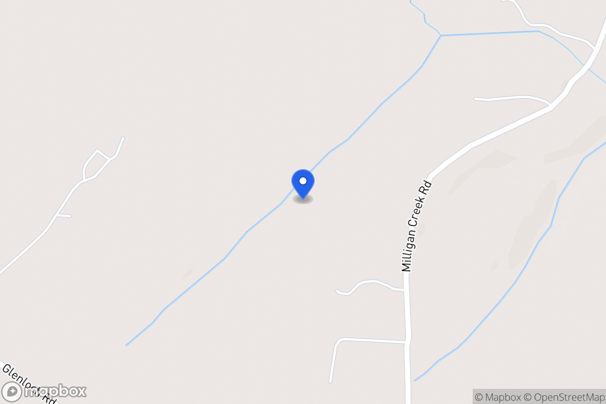 Map of 1185 Milligan Creek Rd