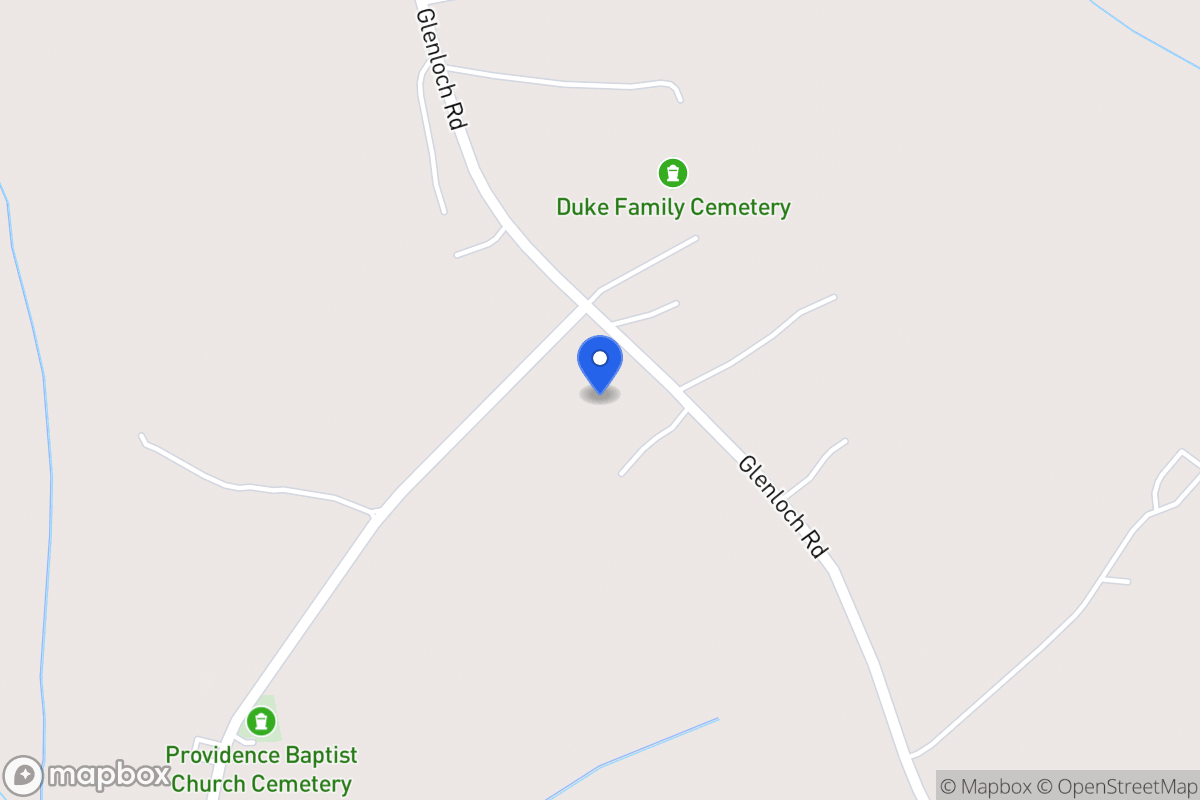 Map of 905 Glenloch Rd