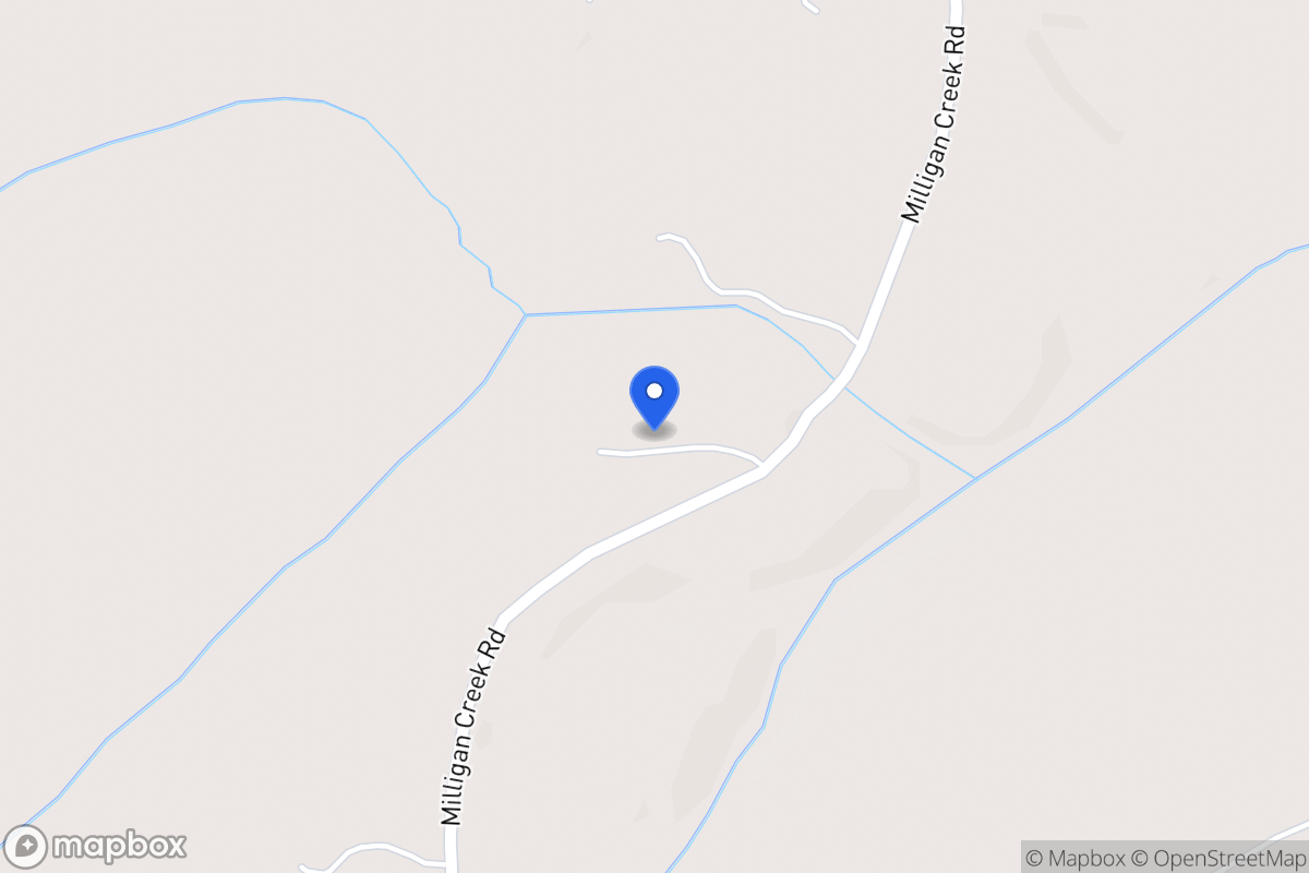 Map of 1093 Milligan Creek Rd