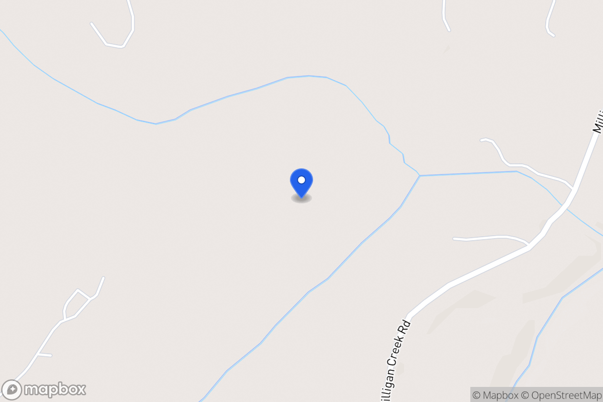 Map of 1053 Milligan Creek Rd