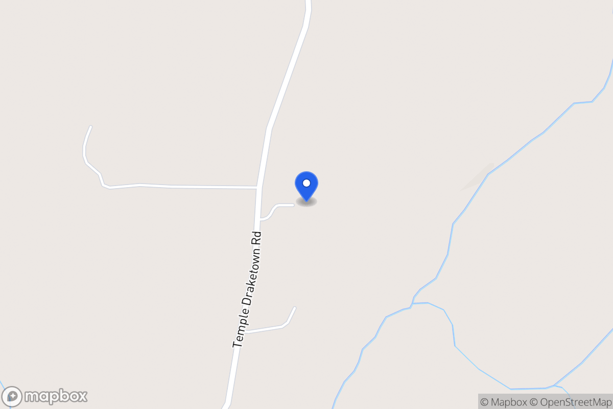 Map of 1083 Temple Draketown Rd