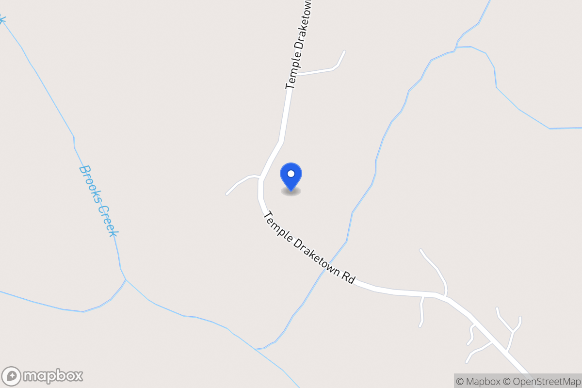 Map of 937 Temple Draketown Rd