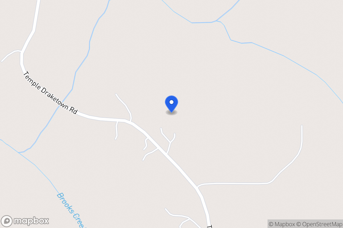 Map of 735 Temple Draketown Rd