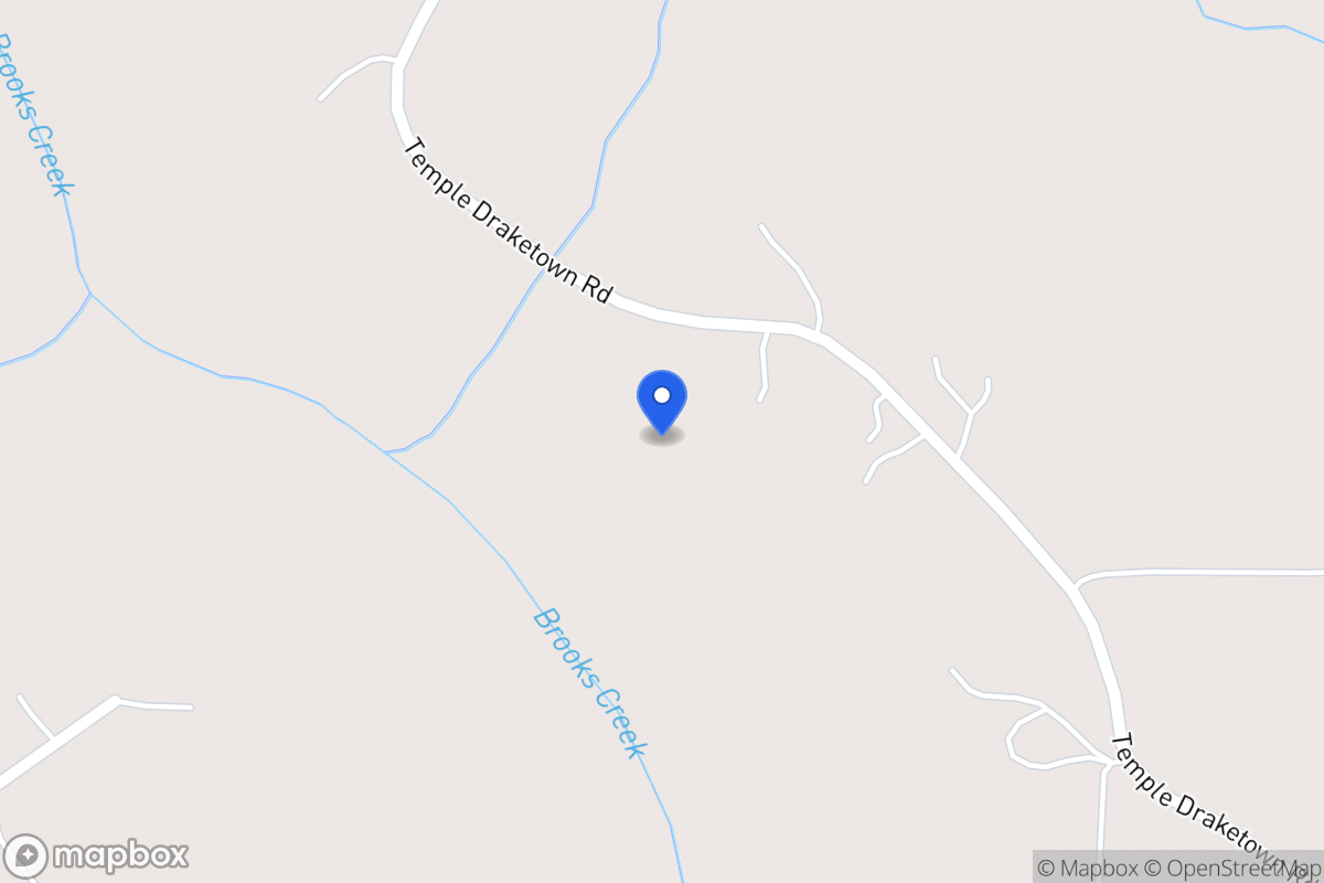 Map of 810 Temple Draketown Rd