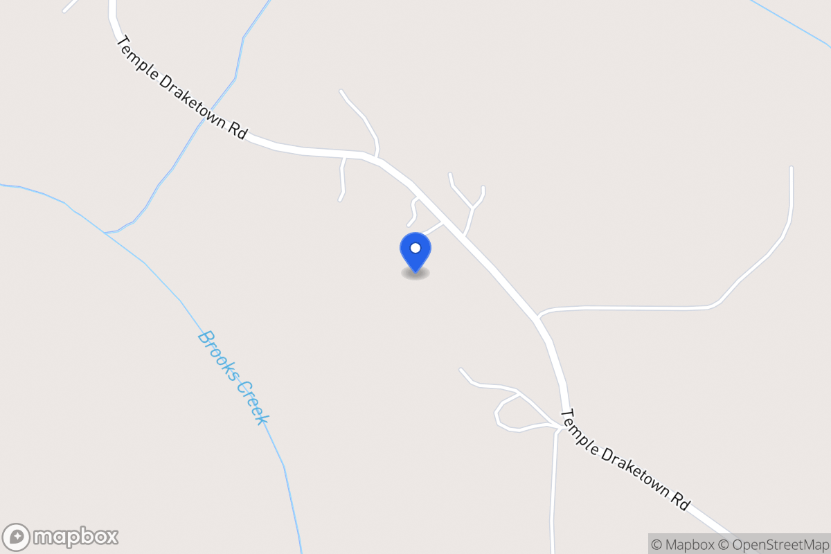 Map of 708 Temple Draketown Rd