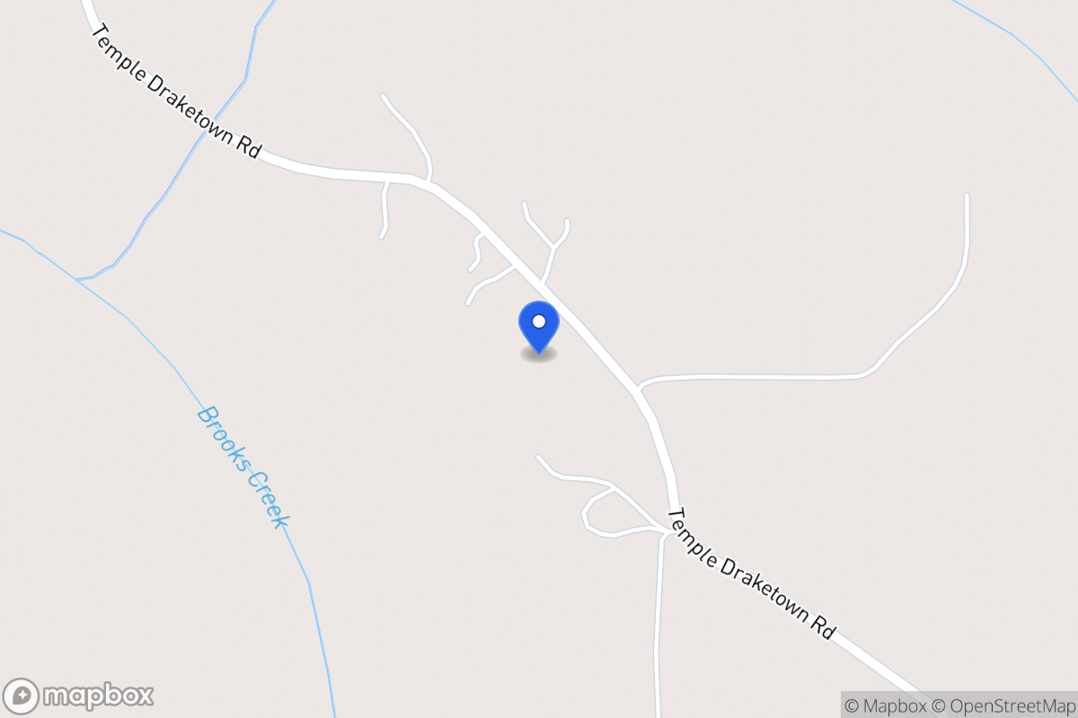 Map of 678 Temple Draketown Rd