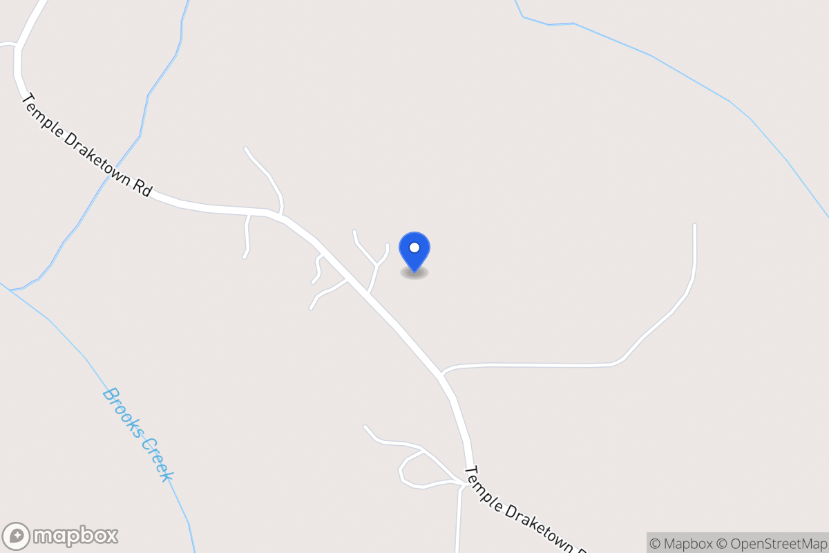 Map of 661 Temple Draketown Rd
