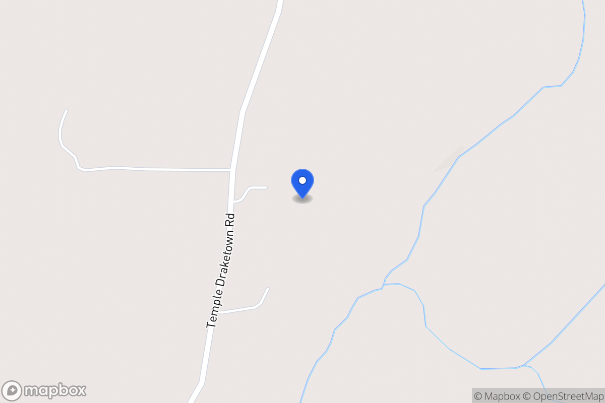 Map of 1093 Temple Draketown Rd
