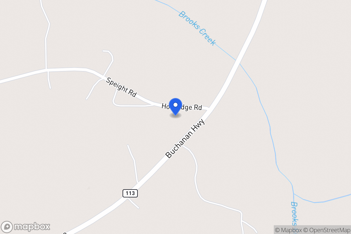 Map of Holdridge Rd