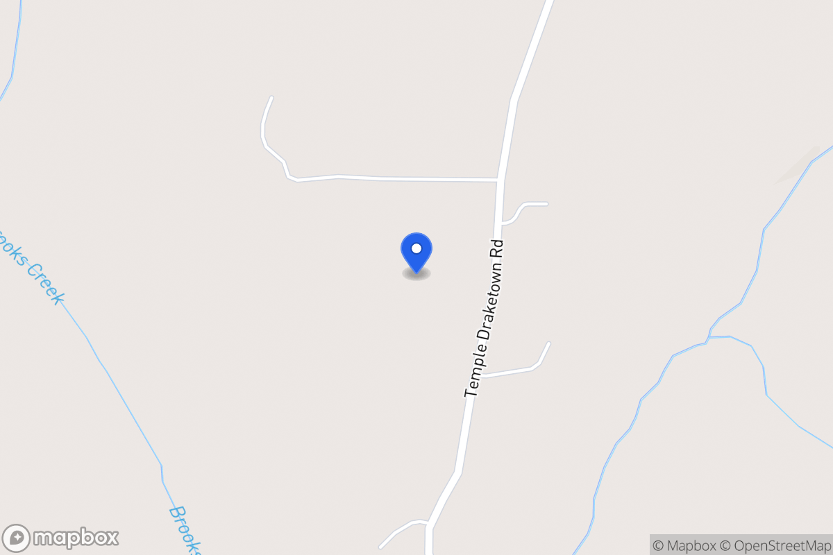 Map of 1040 Temple Draketown Rd