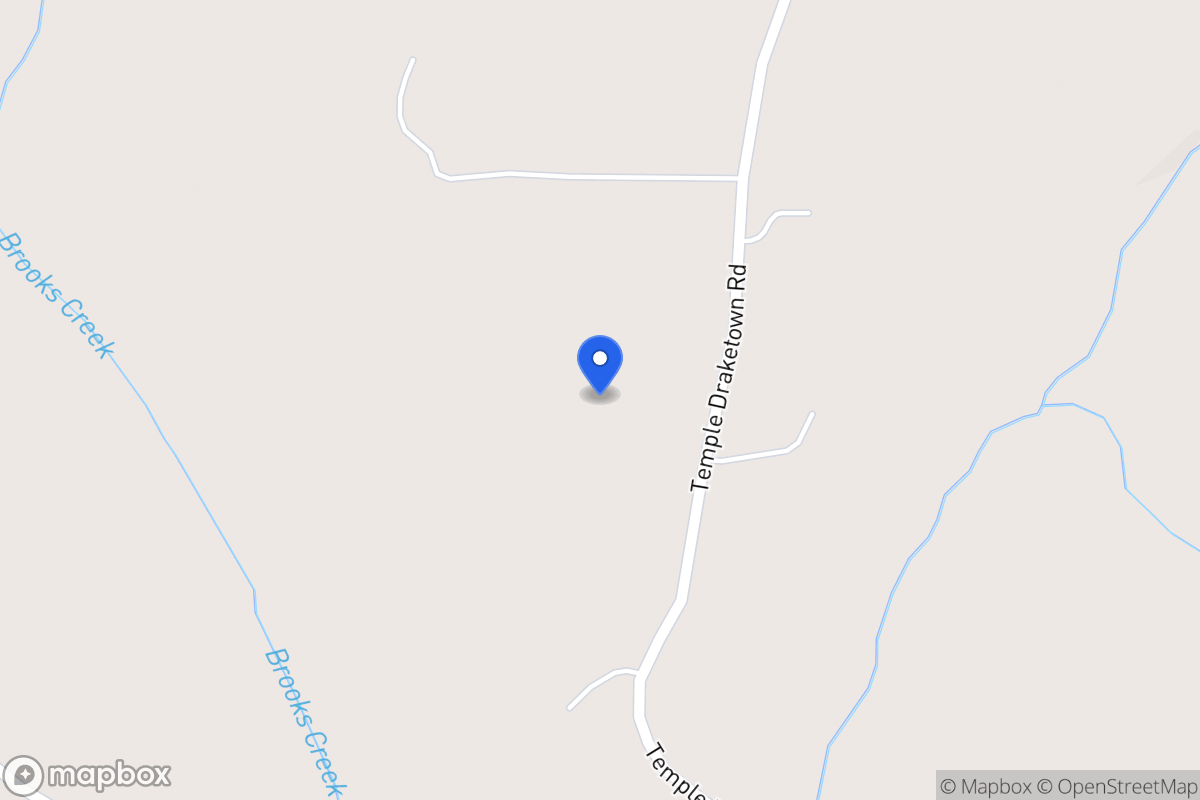 Map of 1020 Temple Draketown Rd