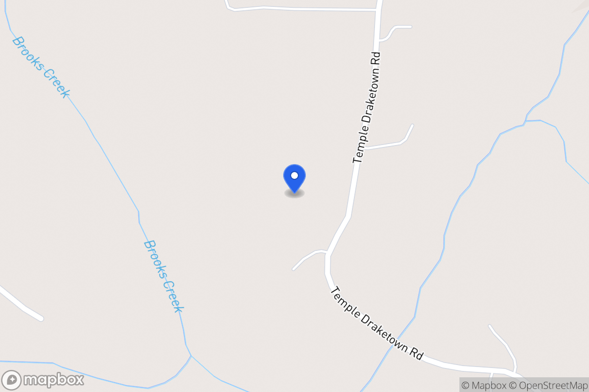 Map of 980 Temple Draketown Rd