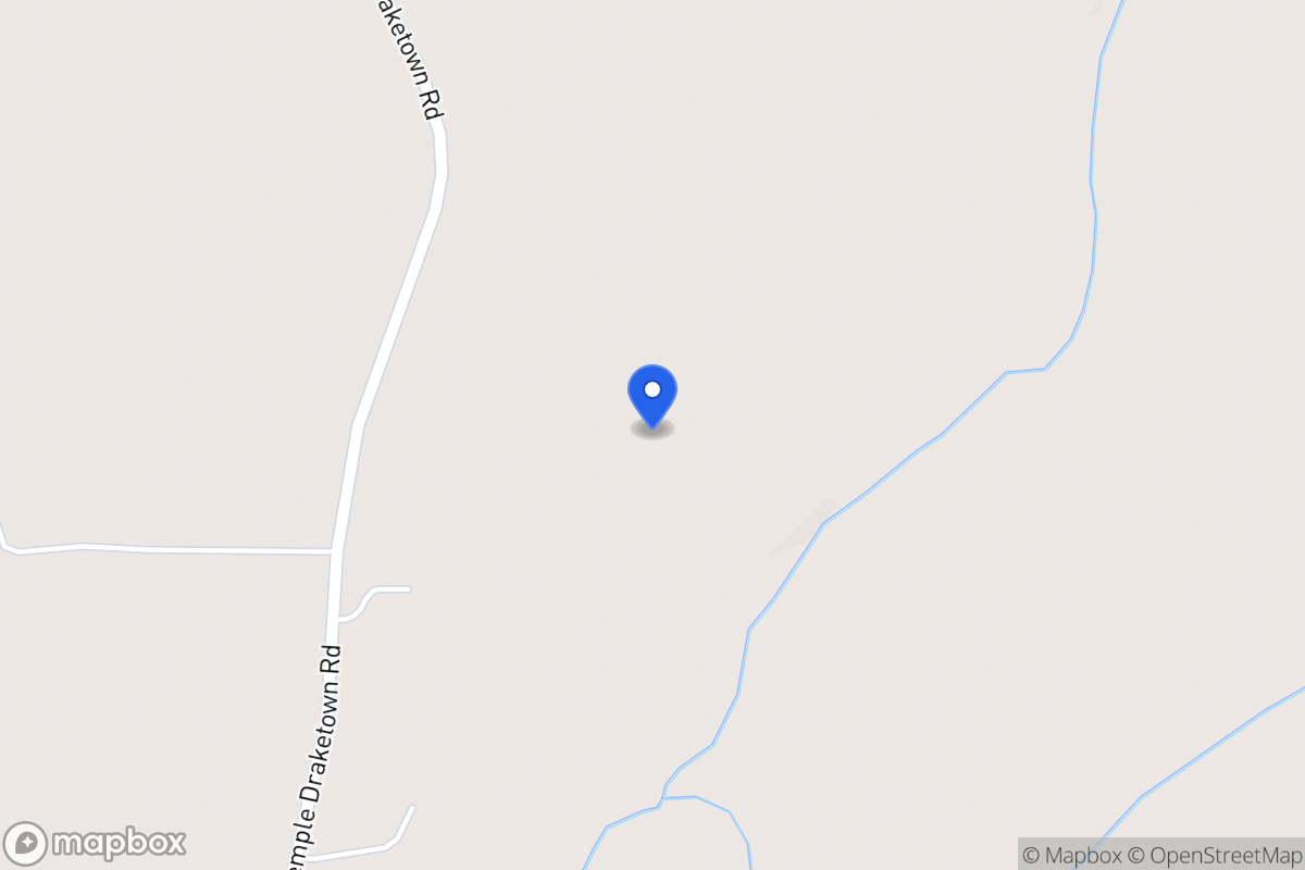 Map of 1103 Temple Draketown Rd