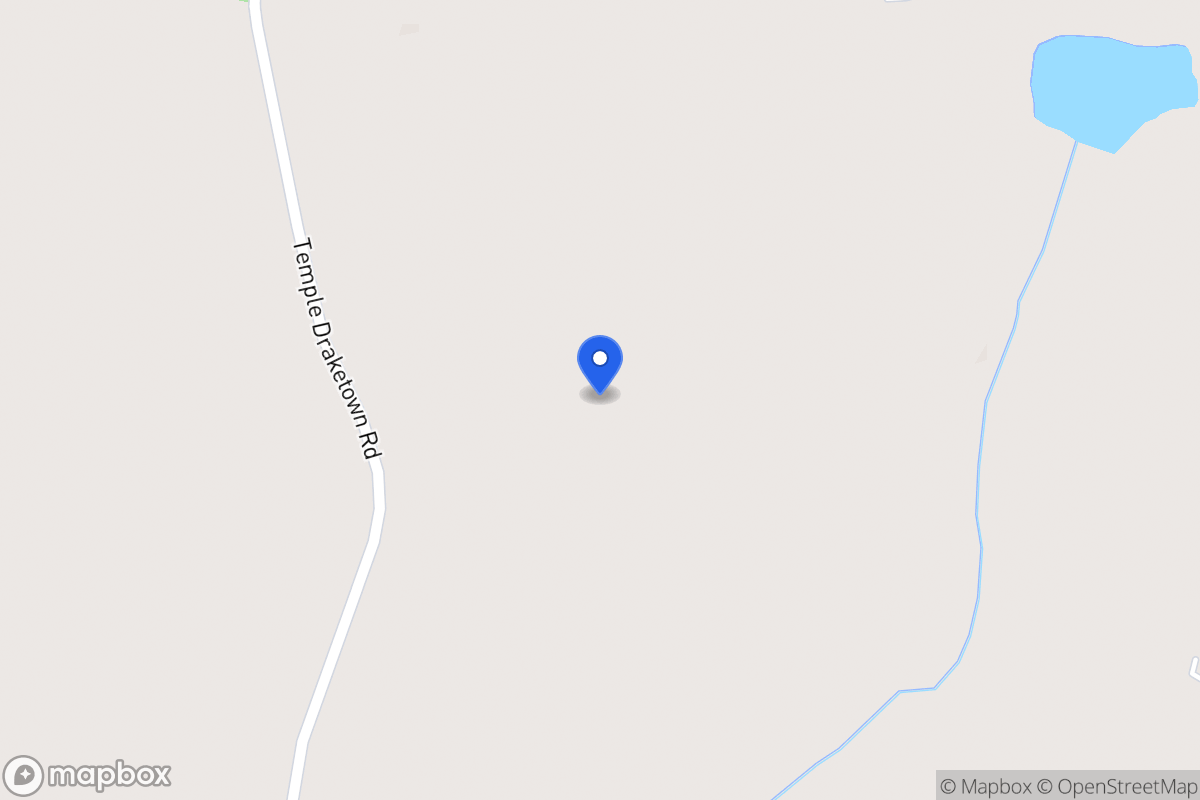 Map of 1307 Temple Draketown Rd