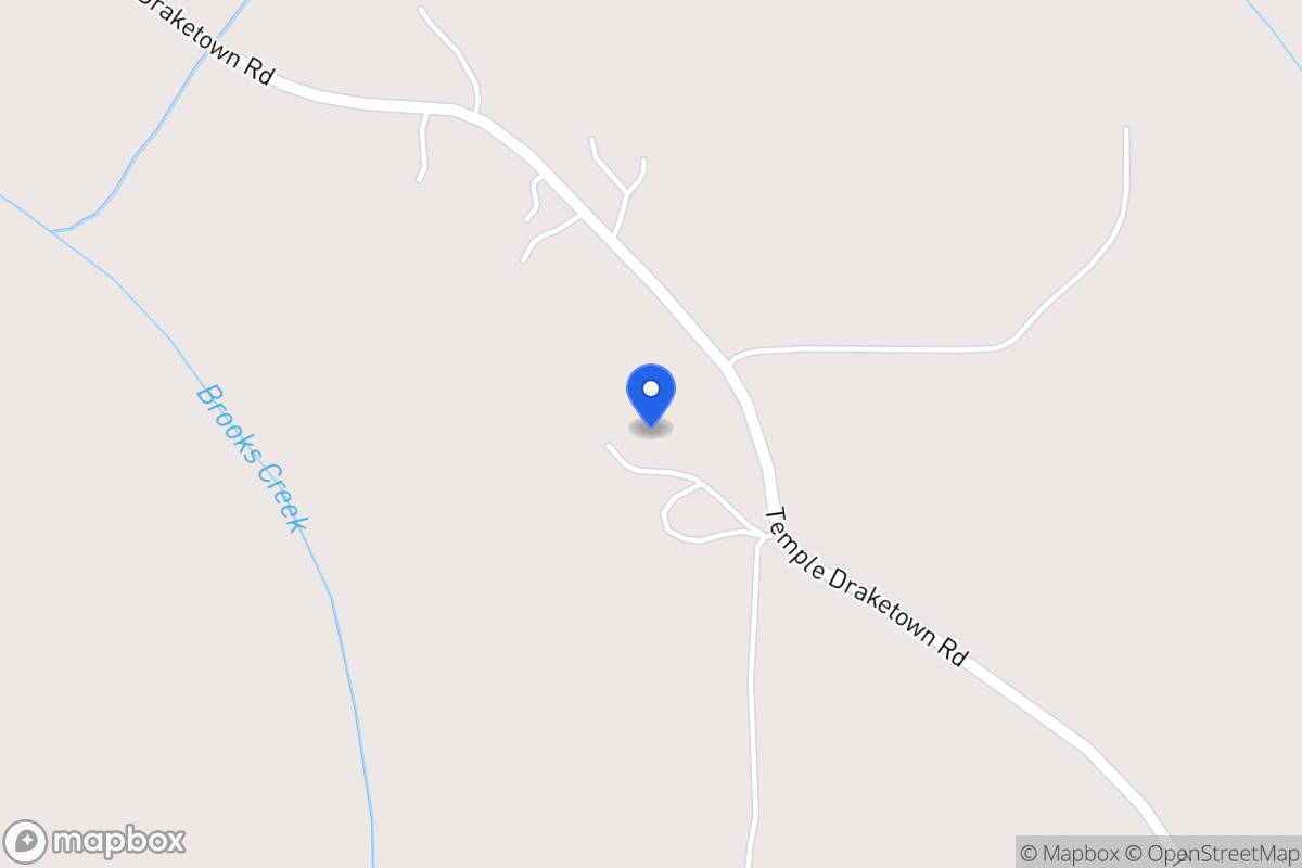 Map of 608 Temple Draketown Rd
