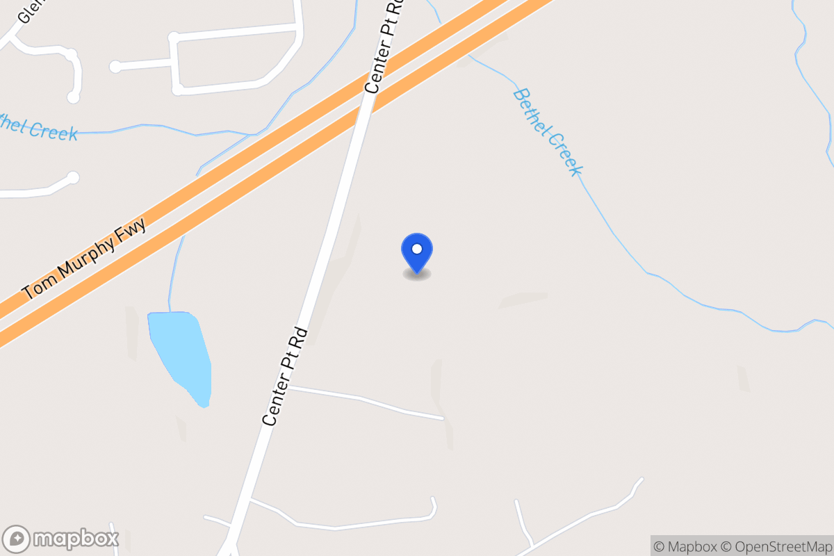 Map of 1132 Center Point Rd