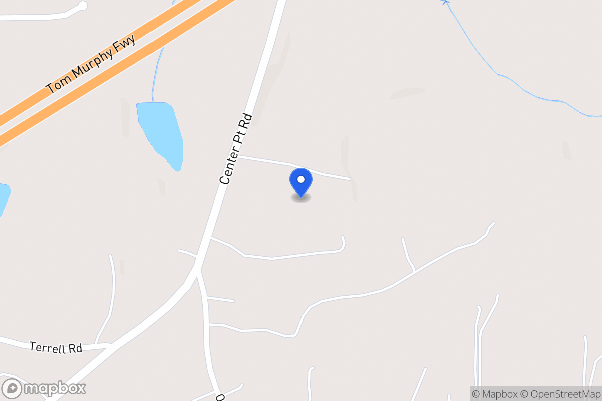 Map of 1170 Center Point Rd