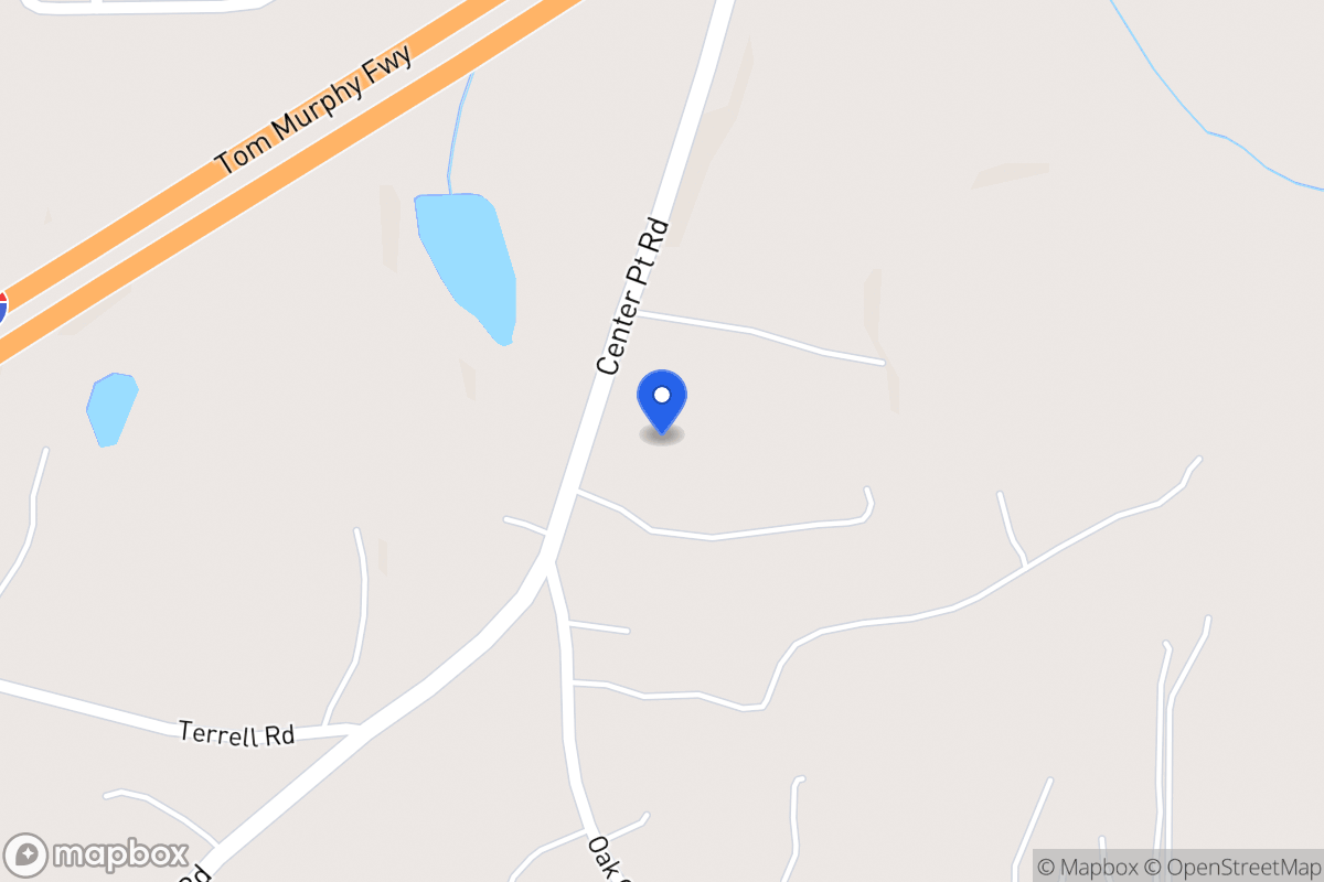 Map of 1212 Center Point Rd
