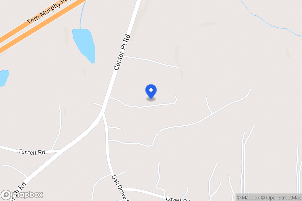 Map of 1210 Center Point Rd