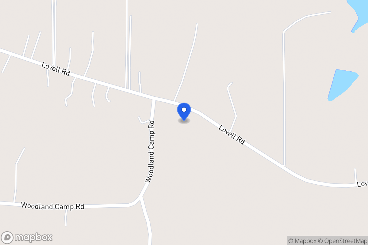 Map of 386 Lovell Rd