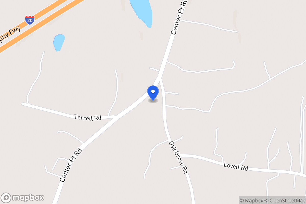 Map of 1264 Center Point Rd