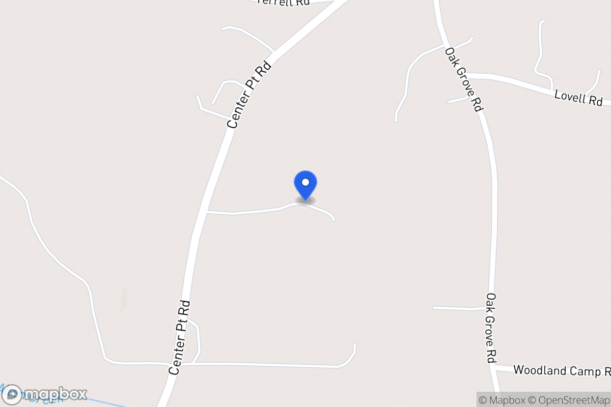 Map of 1478 Center Point Rd