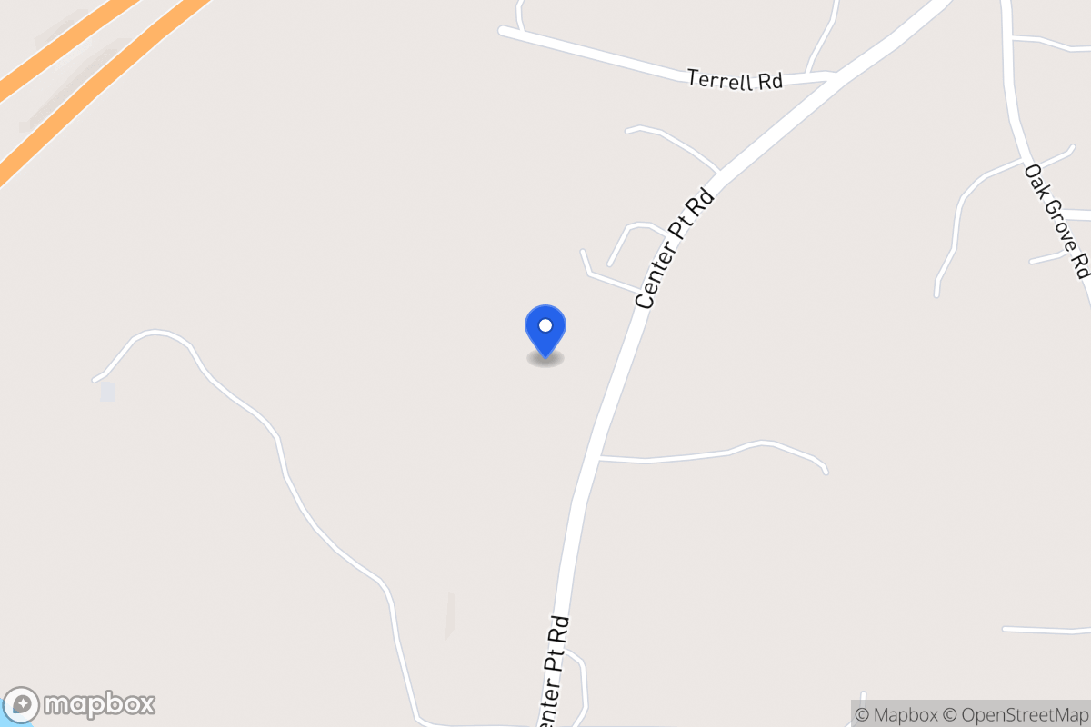 Map of 1447 Center Point Rd