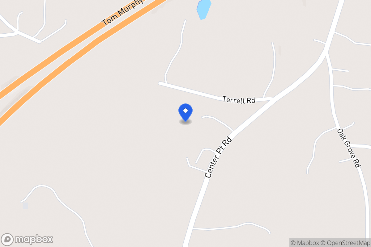 Map of 1355 Center Point Rd