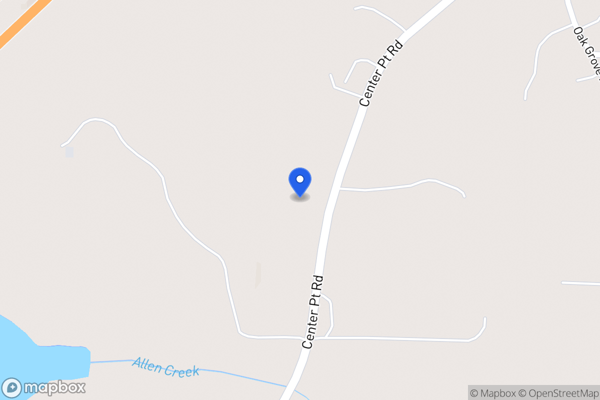 Map of 1481 Center Point Rd