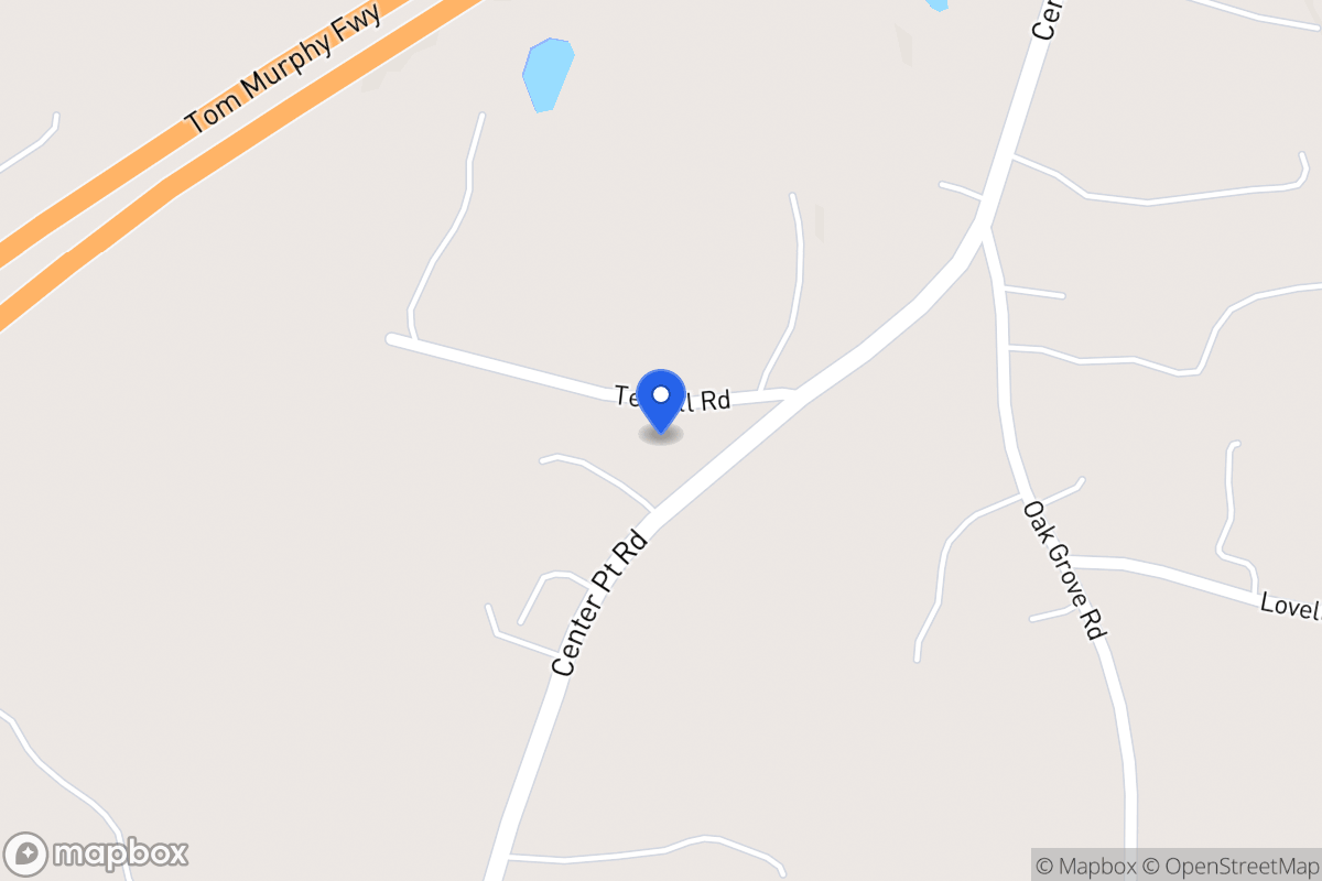 Map of 1339 Center Point Rd