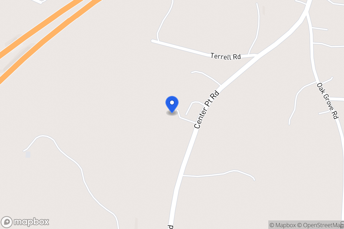 Map of 1405 Center Point Rd